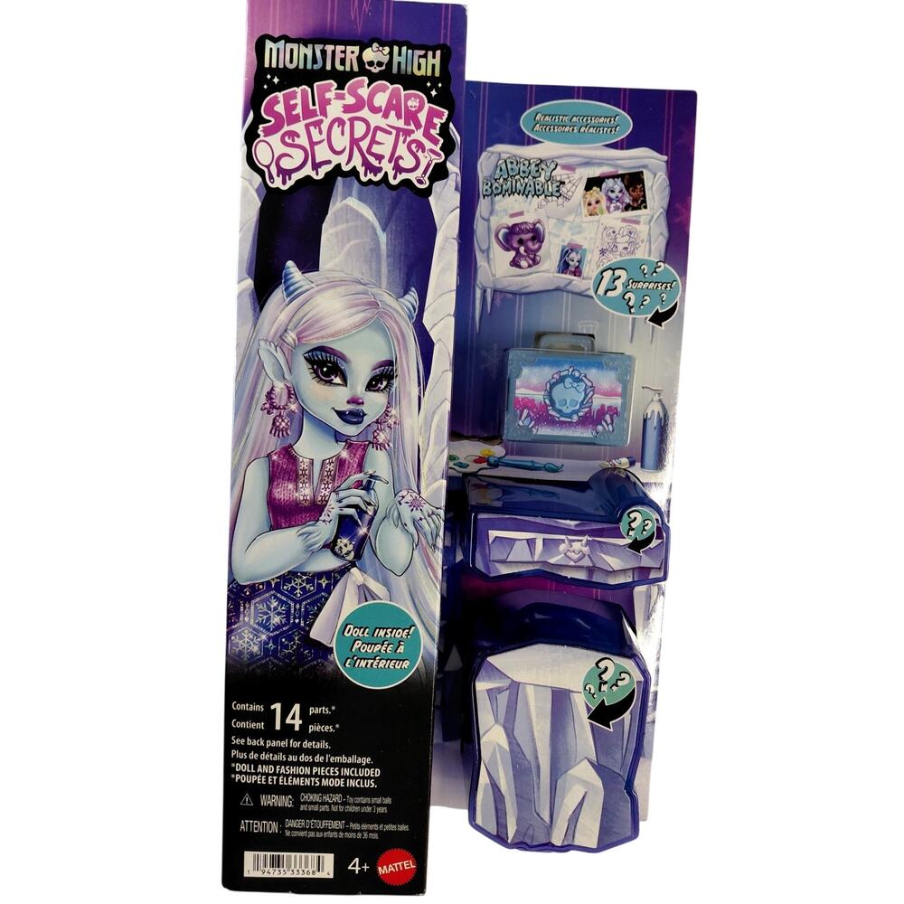 Copied - NIB Monster High G3 Self-Scare Secrets Abbey Bominable Doll New In Box